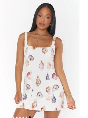 Seashell white mini dress, Show Me Your Mumu Steph Dress